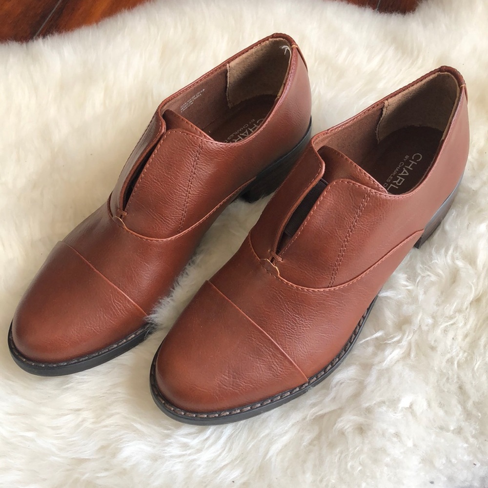 Brown slip ons by Charles by Charles David